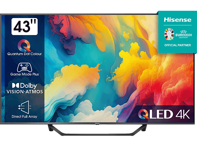 QLED TV HISENSE 43A7KQ QLED TV (Flat, 43 Zoll / 109 cm, UHD 4K, SMART TV,  VIDAA U6) | MediaMarkt