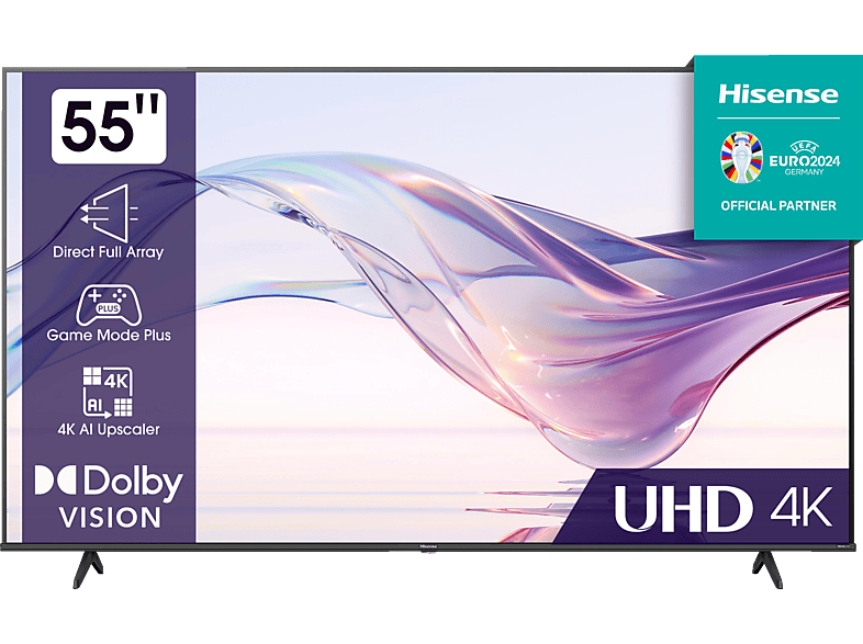 TV 55 Hisense 55A6K - 4K, Smart TV VIDAA, HDR10+, Dolby Vision