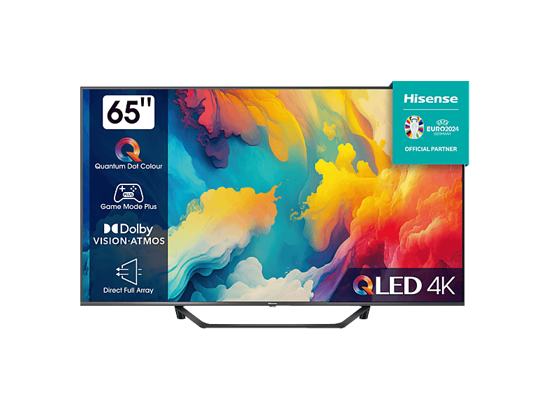 Zoll 65A7KQ VIDAA) cm, TV 65 HISENSE 164 QLED TV, / (Flat, SMART | 4K, UHD MediaMarkt