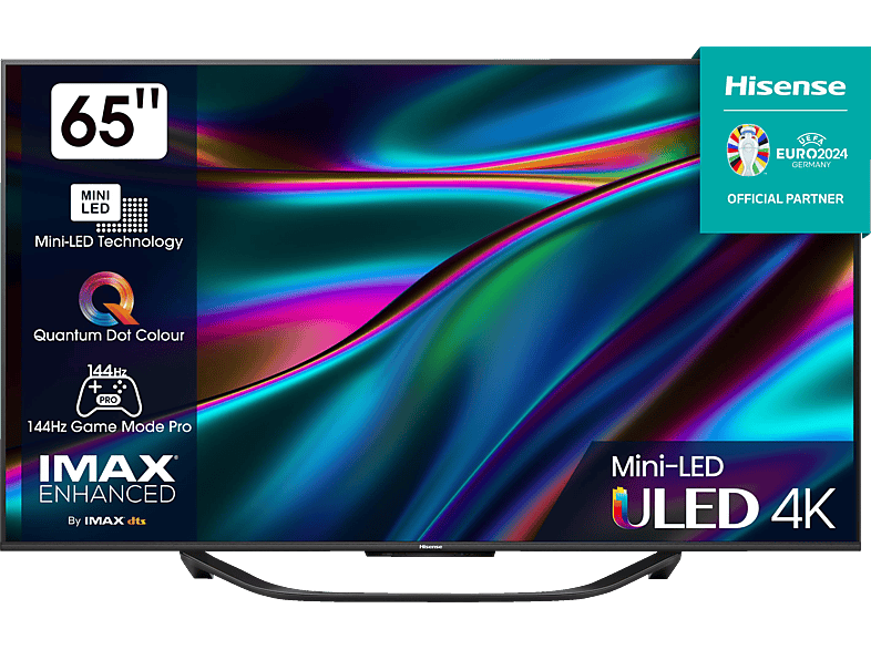 HISENSE 65U7KQ Mini 4K, (Flat, Zoll TV UHD 65 TV) SMART LED / 164 cm