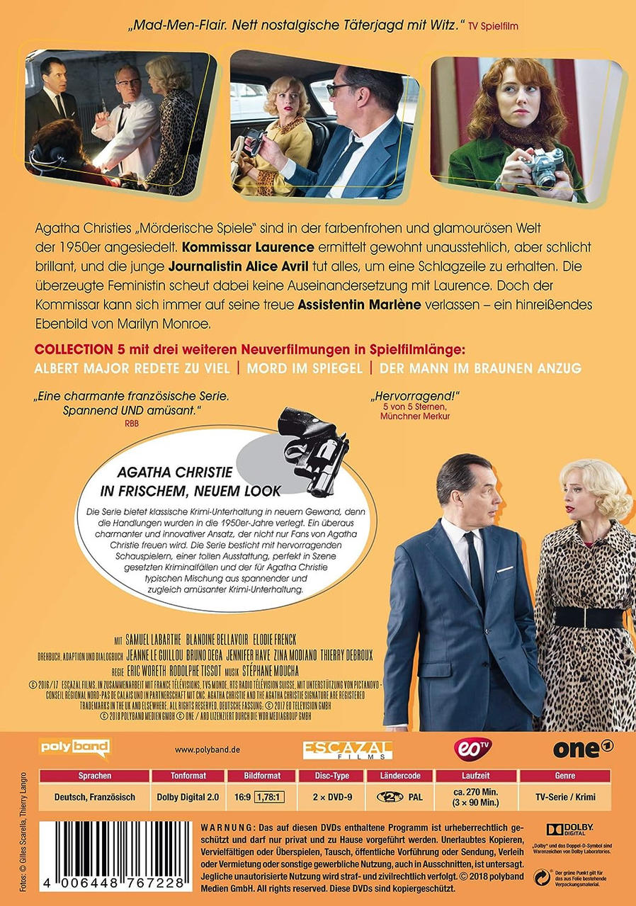 DVD-Cover mit Schauspielern und Text. Ein Filmplakat.