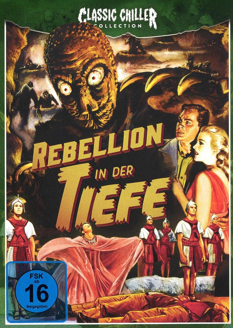 DVD-Cover. Monster und Menschen in einer Szene aus einem Film.