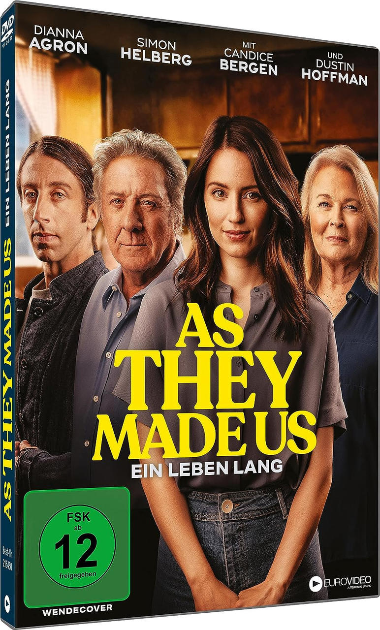 Filmcover mit den Schauspielern Dianna Agron, Simon Helberg, Candice Bergen und Dustin Hoffman.