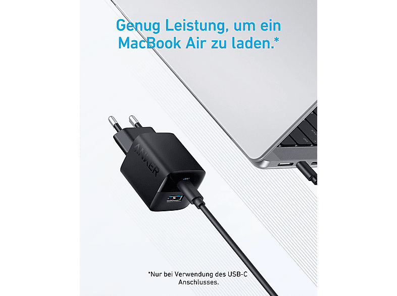 Thumbnail - ANKER 323 33 W Ladegerät Universal, Schwarz