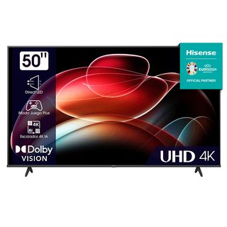 REACONDICIONADO B: TV LED 50'' - Hisense 50A6K Smart TV UHD 4K, Dolby Vision, Modo juego Plus, DTS Virtual X, control por voz