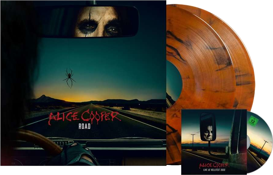 Alice Cooper - Road (Marbled Orange Vinyl) (Vinyl LP + DVD)