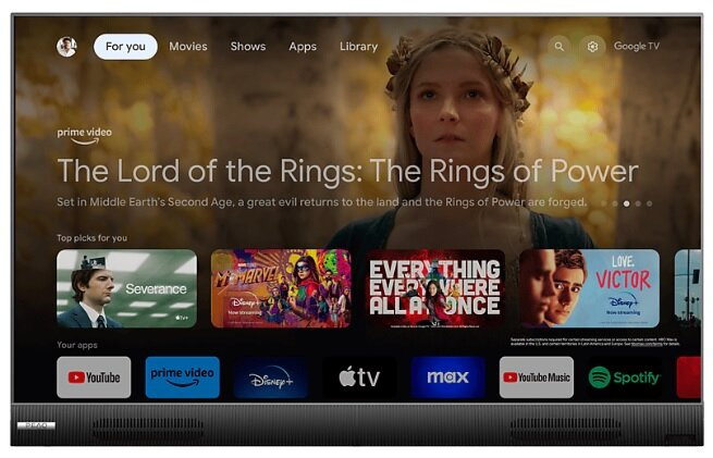 Telewizor przenośny LED PEAQ PTV 32GH-5023C-B 32'' HD 60Hz Google TV Chromecast