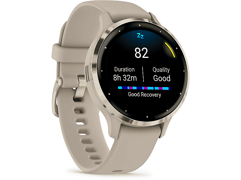 Zdjęcia - Smartwatche Garmin Smartwatch  Venu 3S Szary 010-02785-02 Szaro-złoty 