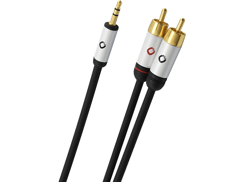 Oehlbach Audio Kabel 3.5 Mm - 2rca 1.5 M Zwart (d1c60002)