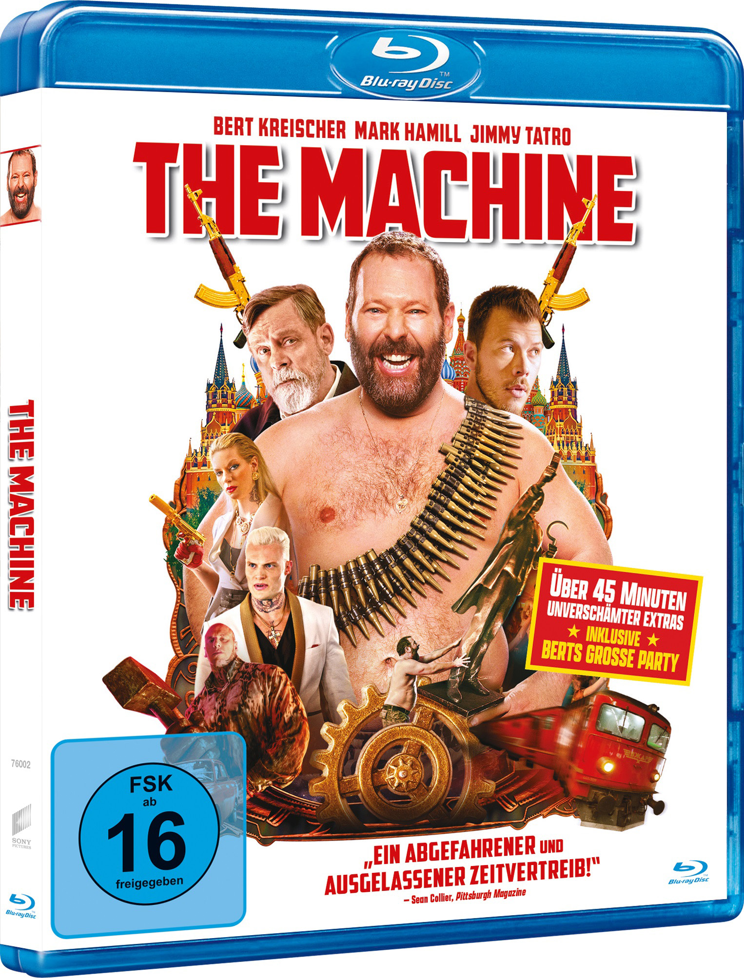 Blu-ray Disc des Films 'The Machine' mit Cover-Art.