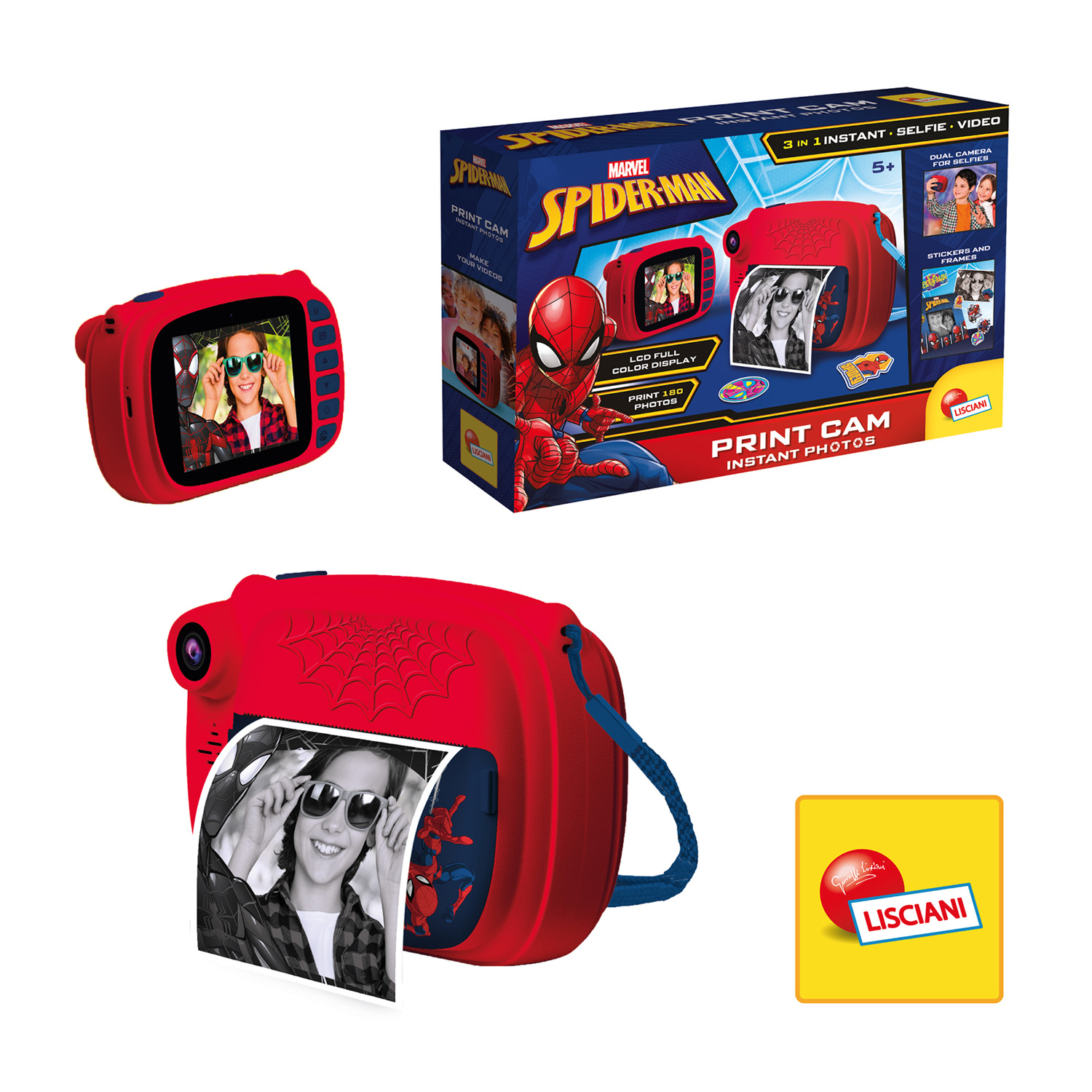 Fotocamera Istantanea Lisciani Spider-Man Print CAM
