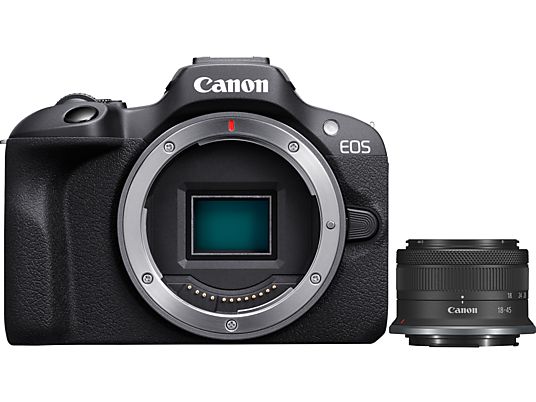 CANON EOS R100 Body + RF-S 18-45mm F4.5-6.3 IS STM - Fotocamera Nero