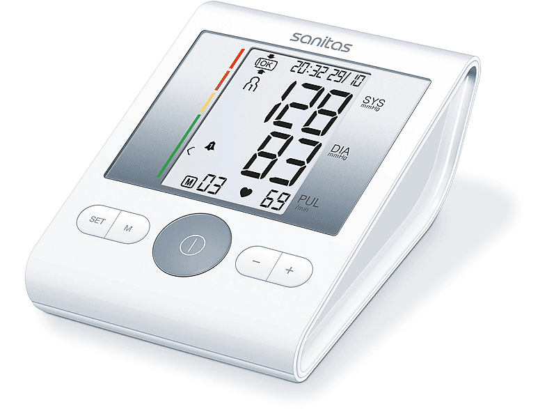 Sanitas 100.64 SBM 22 Blutdruckmesser (Batteriebetrieb, Oberarm, 22 – 36 cm)