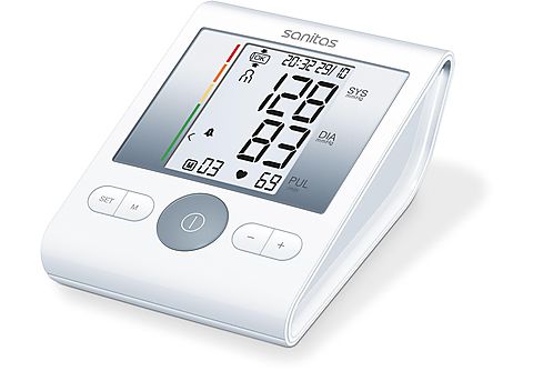 SANITAS 100.64 SBM 22 Blutdruckmesser (Batteriebetrieb, Oberarm, 22 – 36 cm)