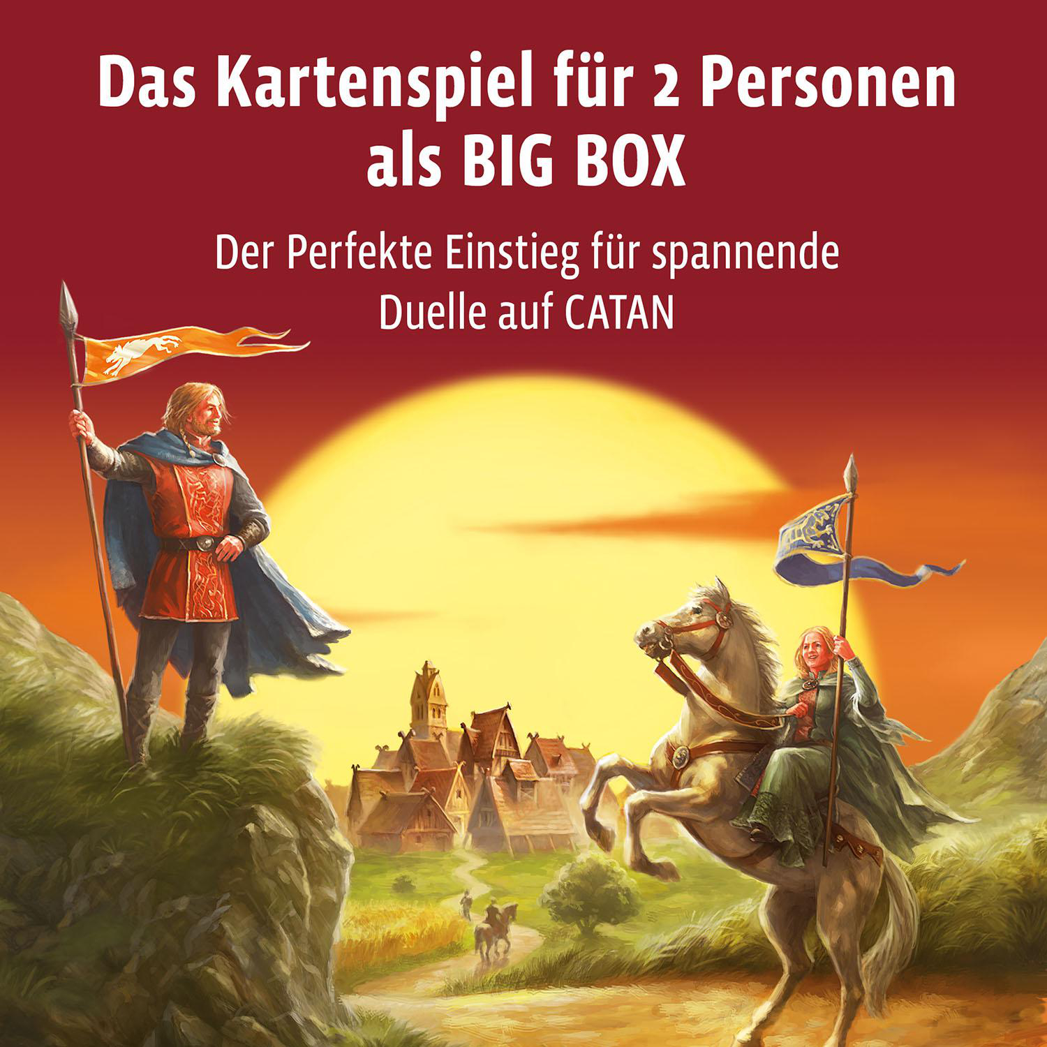 Duell Mehrfarbg Gesellschaftsspiel - Big Das KOSMOS Catan - Box