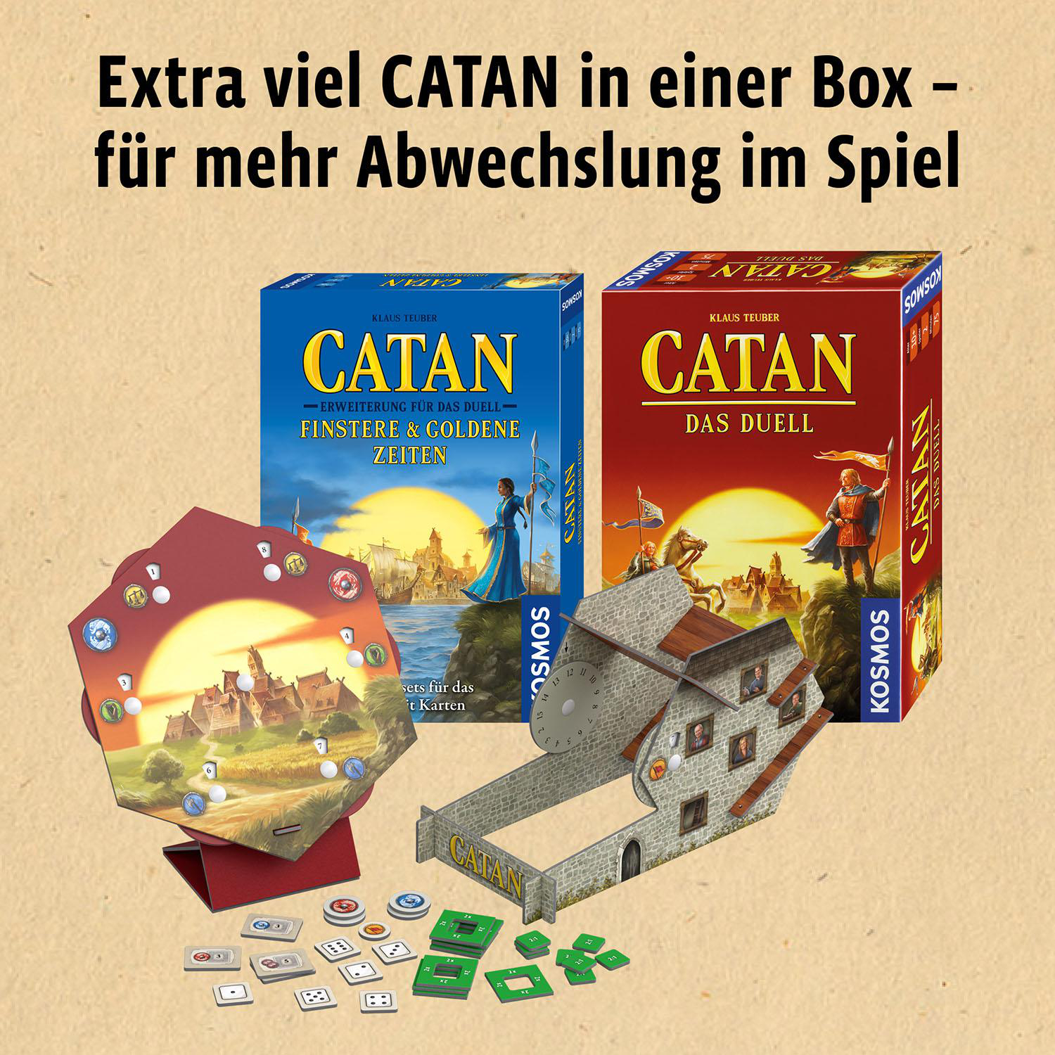 Duell Catan Big KOSMOS - Gesellschaftsspiel - Mehrfarbg Box Das