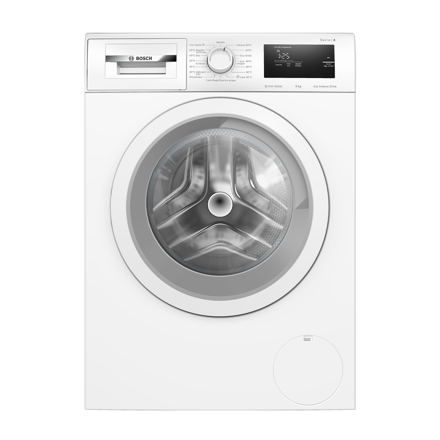 Bosch Wan24008Ii Lavatrice, Caricamento frontale, 8 kg, 59 cm, Classe A