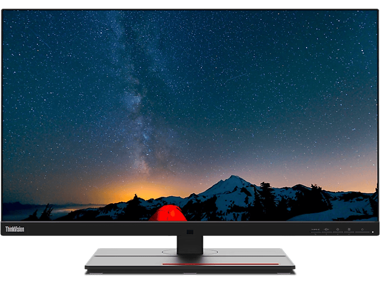 LENOVO ThinkVision P27u-20 27 Zoll Monitor for Business, UHD 4K, 6 ms Reaktionszeit, 450 cd/m², 60 Hz, Raven Black