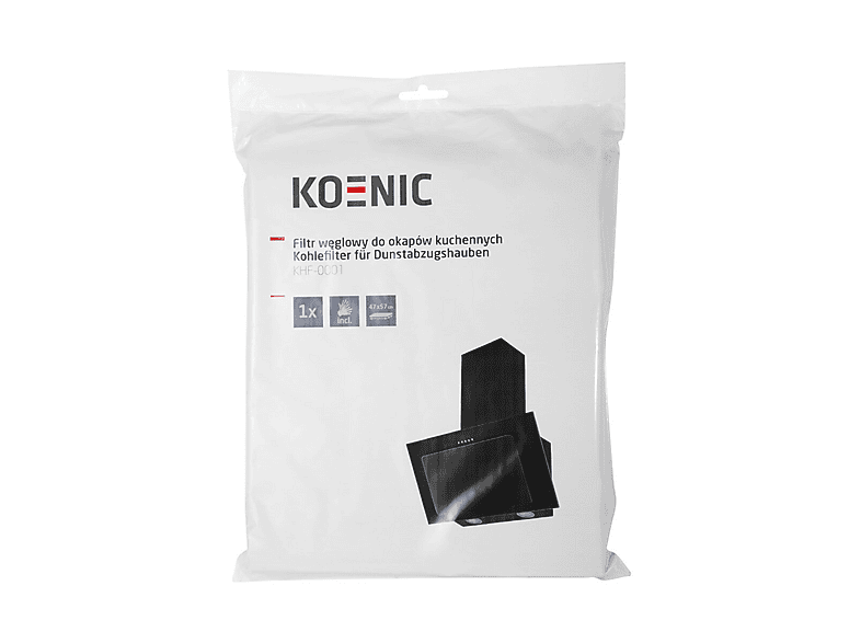 Filtr węglowy do okapów KOENIC KHF-0001 – zdjęcie 2