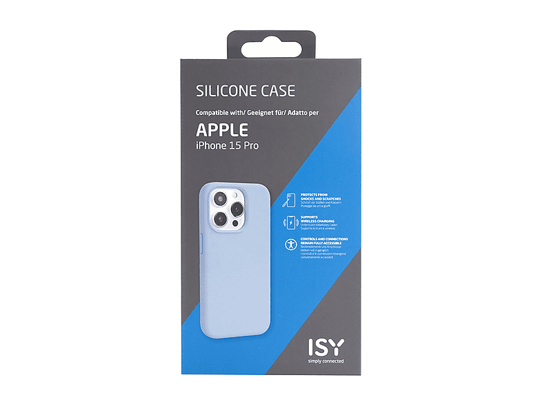 Thumbnail - ISY ISC-2338, Backcover, Apple, iPhone 15 Pro , Hellblau