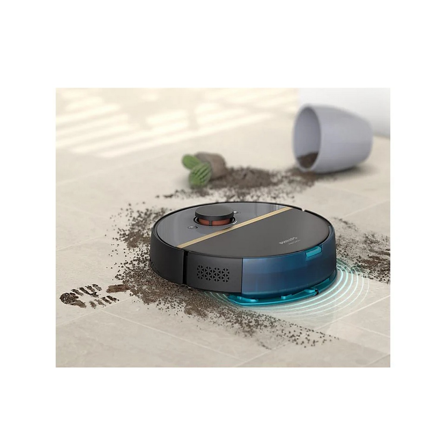 Panni Lavaggio Philips Per Robot HomeRun Serie 3000 - 4 Pezzi In Microfibra Lavabile - Foto 10