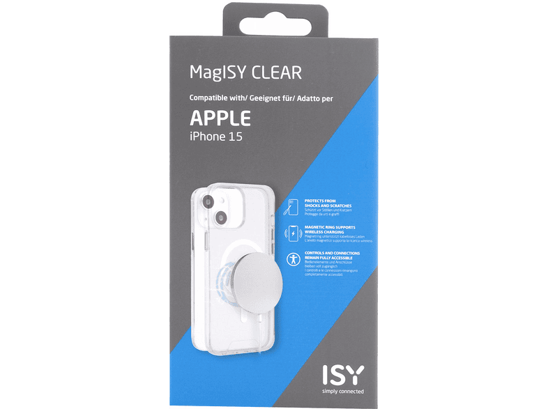 ISY ISC 1111 Backcover, für Apple iPhone 15, Transparent; Handyhülle — Foto 3 von 4