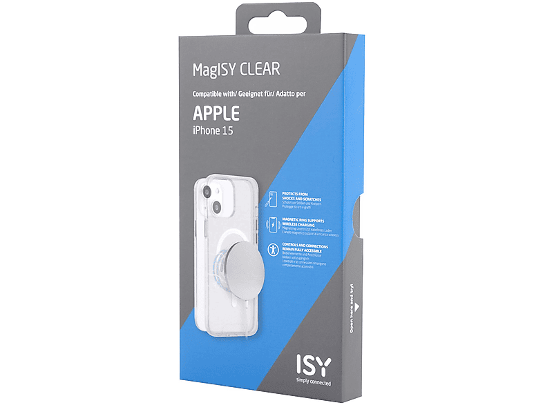 ISY ISC 1111 Backcover, für Apple iPhone 15, Transparent; Handyhülle — Foto 4 von 4