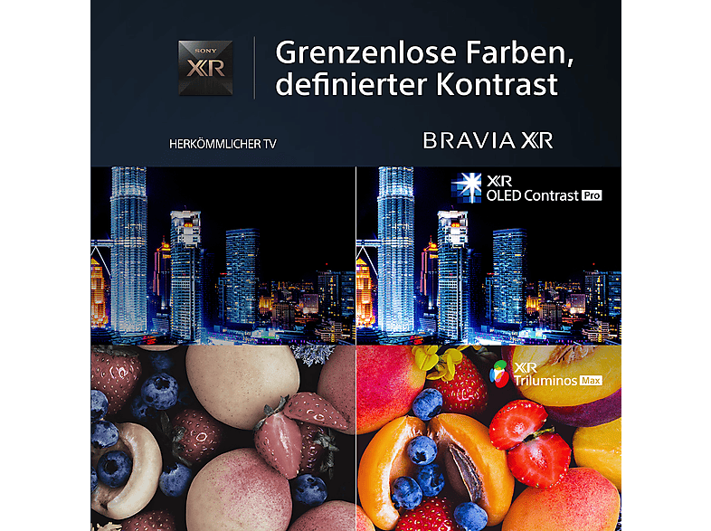 Thumbnail - SONY BRAVIA XR-65A95L OLED TV (Flat, 65 Zoll / 164 cm, QLED 4K, SMART TV, Google TV)