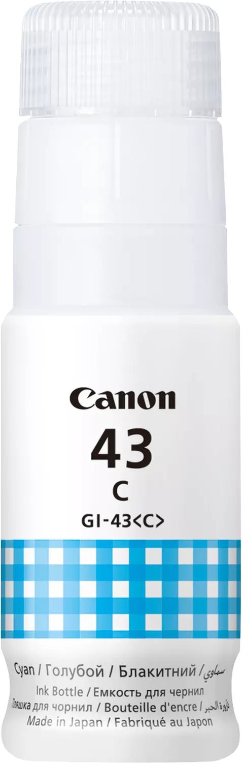 CANON GI-43C tintatartály, 60 ml, ciánkék (4672C001)