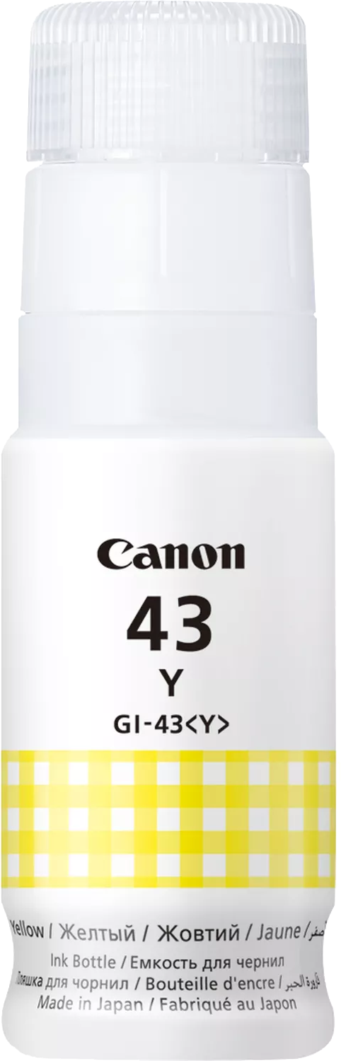 CANON GI-43Y tintatartály, 60 ml, sárga (4689C001)