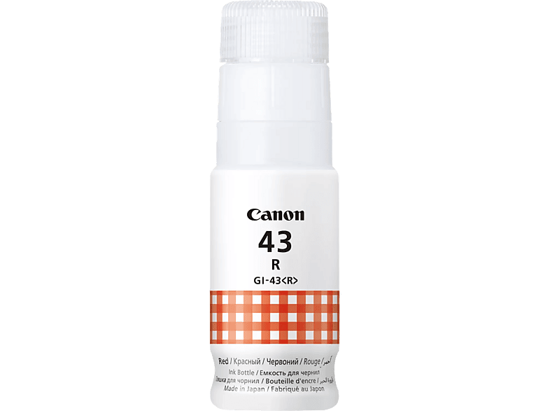 CANON GI-43R tintatartály, 60 ml, piros (4716C001)