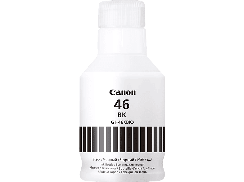 CANON GI-46BK tintatartály, 170 ml, fekete (4411C001)