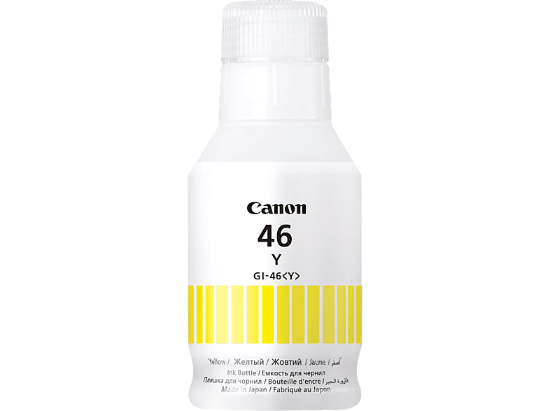 CANON GI-46Y tintatartály, 135 ml, sárga (4429C001)