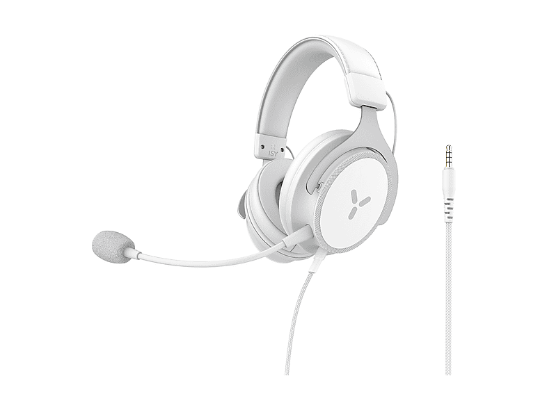 Thumbnail - ISY IGH-2000-WT Ultralight, Over-ear Gaming Headset Weiß
