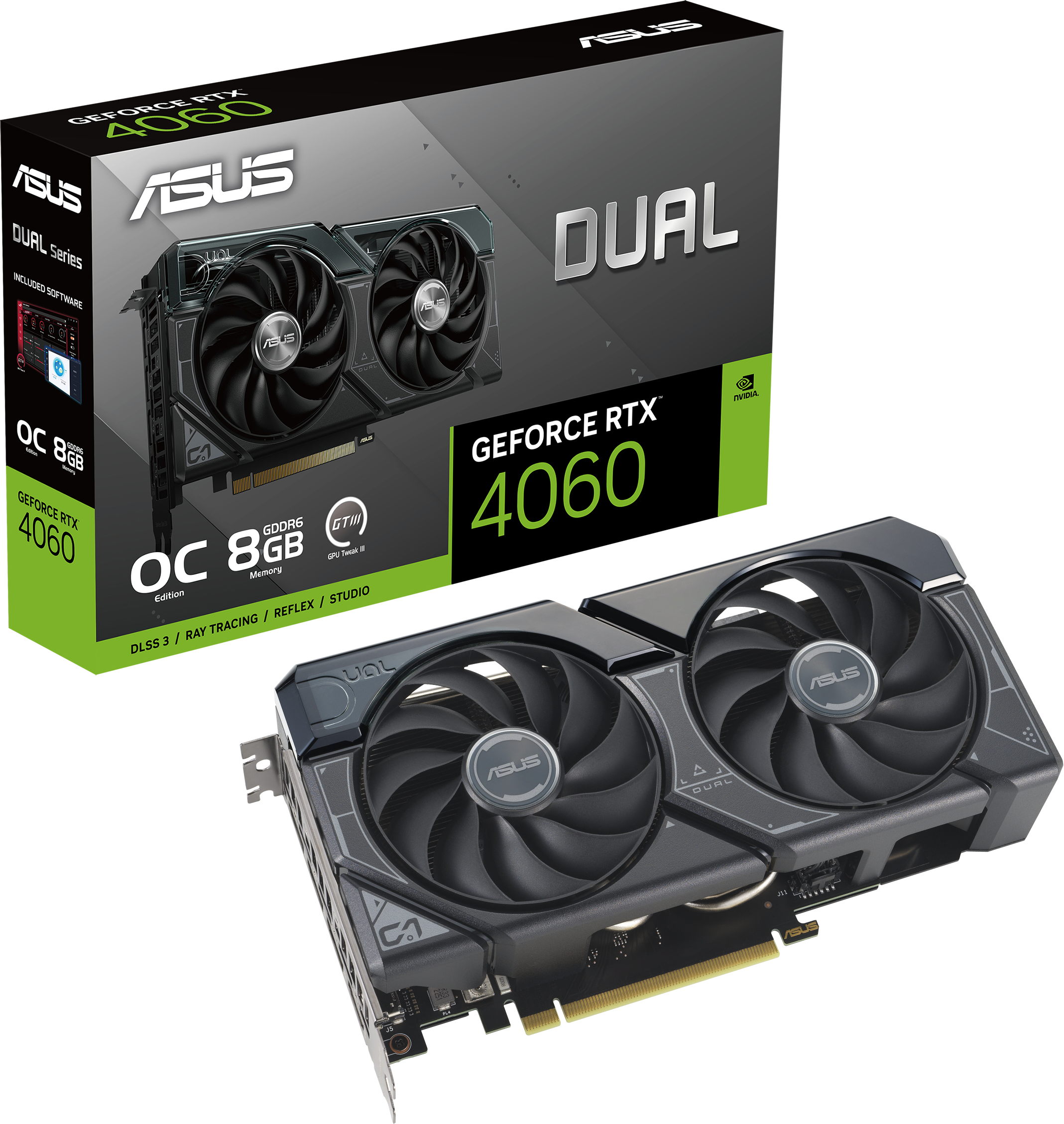 ASUS Dual GeForce RTX 4060 OC Edition 8 GB Grafikkarte