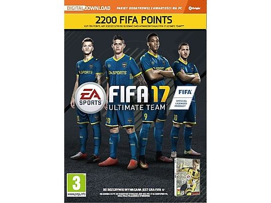 Karta Pre-paid Fifa 17 2200 POINTS