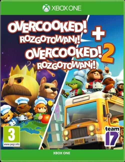 Gra Xbox One Overcooked! Rozgotowani + Overcooked! 2: Rozgotowani