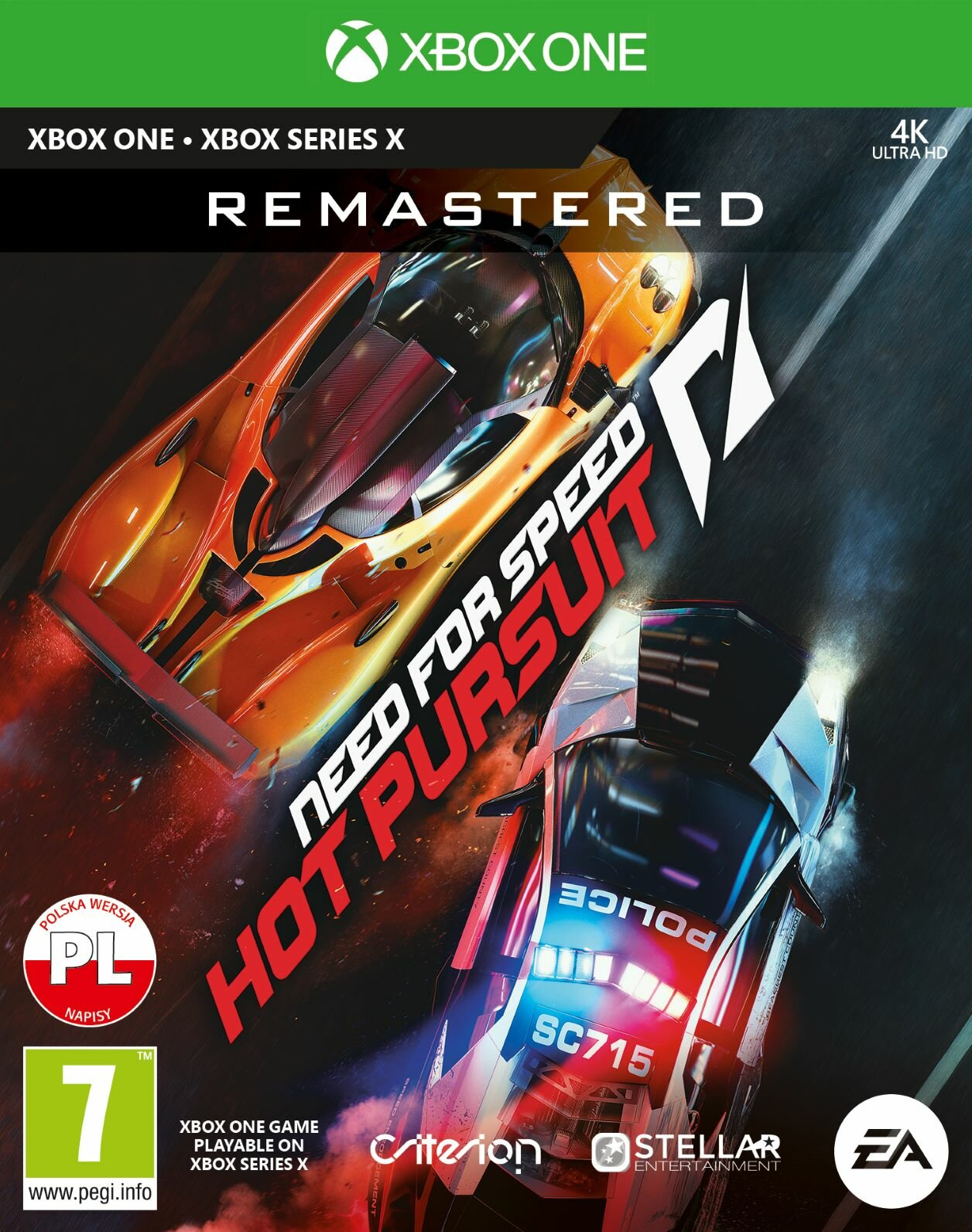 Gra Xbox One Need for Speed Hot Pursuit Remastered