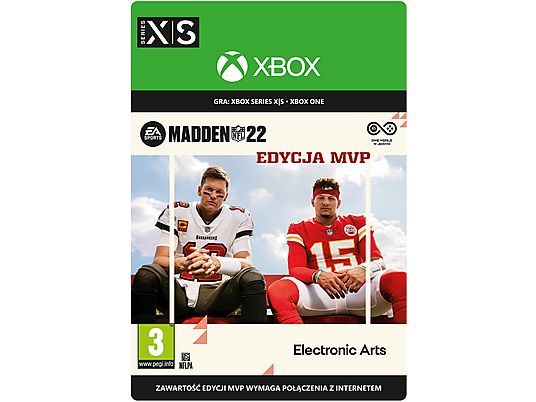 E-KOD Gra Xbox Series MADDEN NFL 22 Edycja MVP
