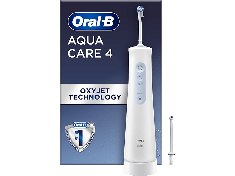 ORAL-B 80726997 AquaCare Series 4 Szájzuhany Oxyjet technológiával, fehér