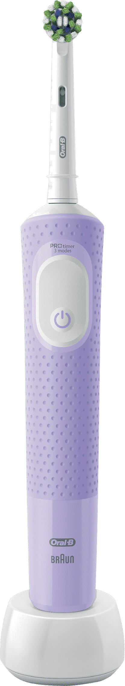 ORAL-B 80367625 Vitality Pro Protect X Clean Elektromos fogkefe, lila, 1 db fogkefefej