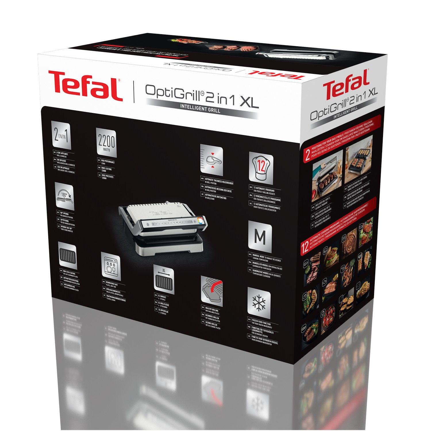 TEFAL OptiGrill 2 in 1 XL (GC782D10)