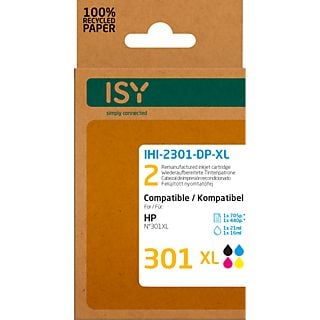 ISY Multipack 2 HP 301XL bk+cl