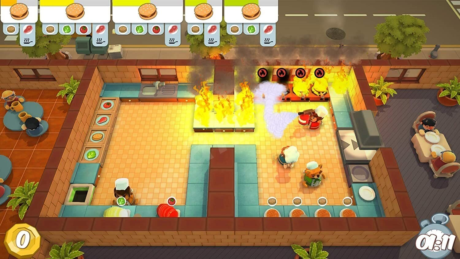 Gra Nintendo Switch Overcooked! 2: Rozgotowani