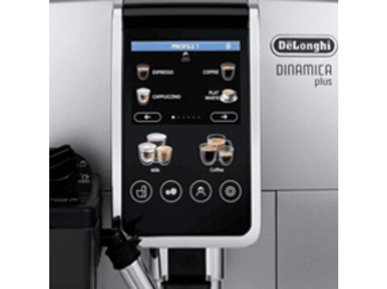 DE LONGHI ECAM380.85.SB Dinamica Plus Automata pressz k v f z