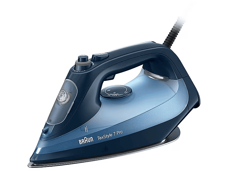 Braun SI 7160BL Texstyle 7 Dampfbügeleisen (3000 Watt, Blau)