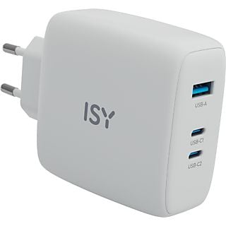 ISY IAC 5140 Universele 140 Watt GaN-adapter Wit