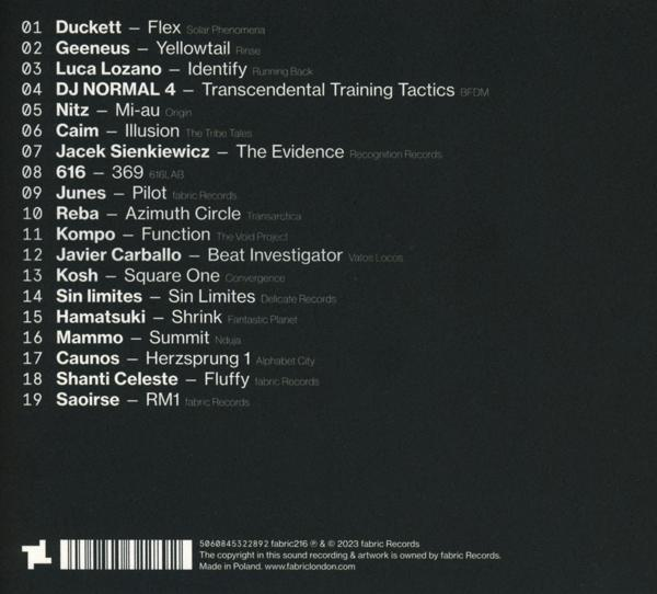 Saoirse - fabric presents Saoirse  - (CD)