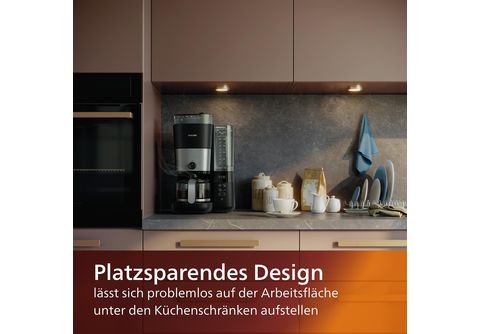 Schwarz/Silber All-in-1 Brew online HD7900/50 MediaMarkt PHILIPS kaufen | mit Kaffeemaschine Mahlwerk