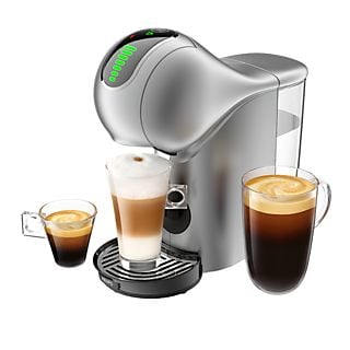 Cafetera de cápsulas - Krups Genio S Touch  KP440E, 1500 W, 15 Bar, 0.8 L, Selector de Temperatura, Intensidad Ajustable, Táctil, Plata